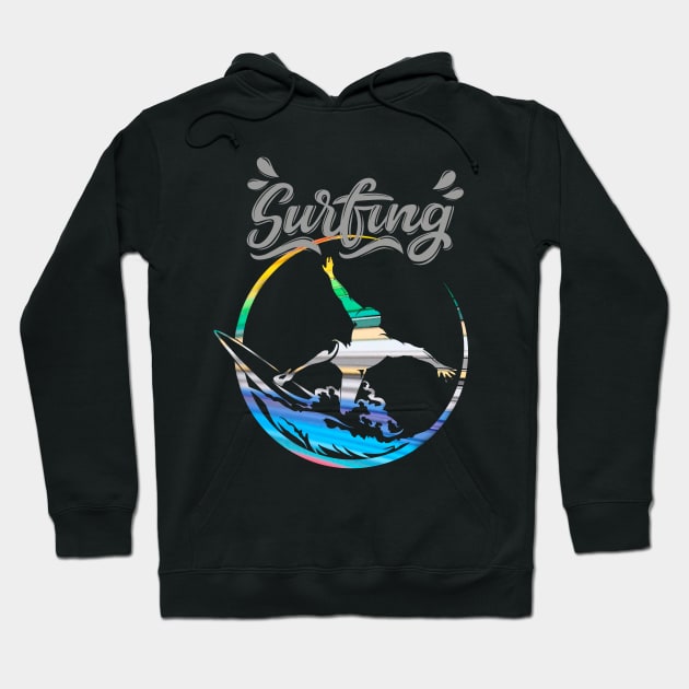 surfing Hoodie by JpiBergeol